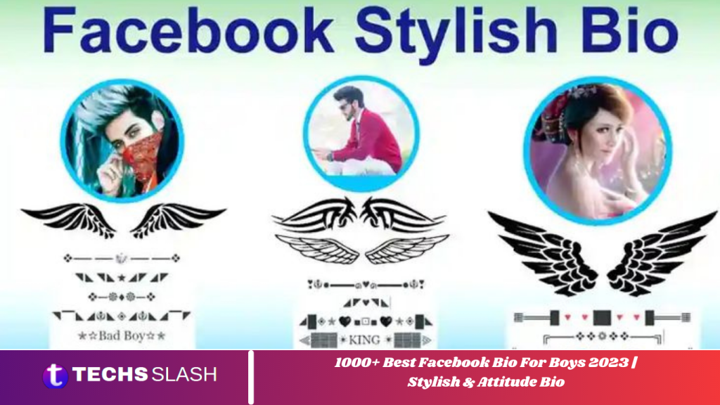 Facebook Bio For Boys