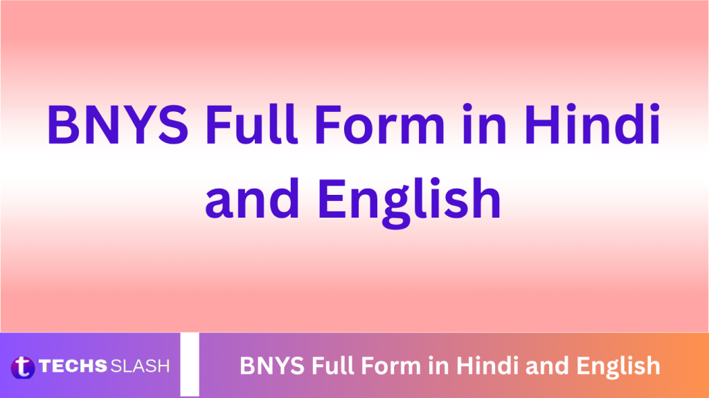 BNYS Full Form in Hindi and English