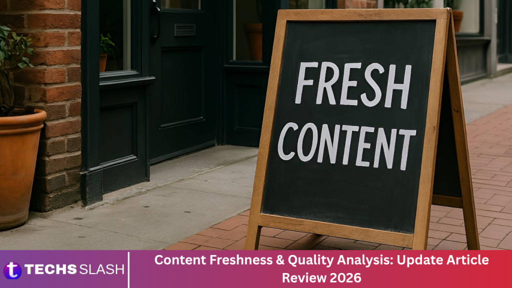 Content Freshness & Quality Analysis: Update Article Review 2026